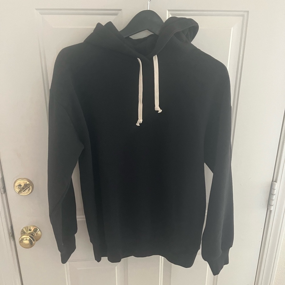 J. Crew Oversized Black Hoodie